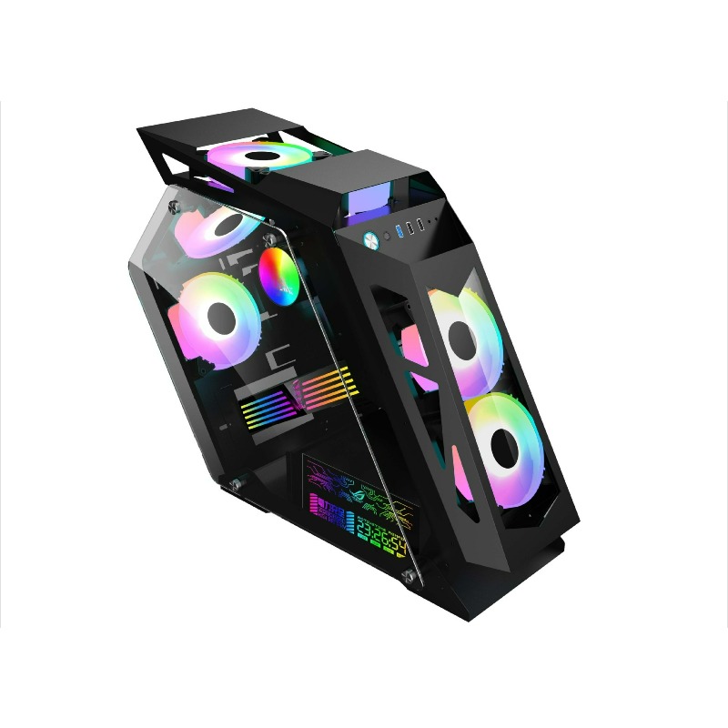 Pc Gaming High End - High-End Gaming PC Case w/LED Panel