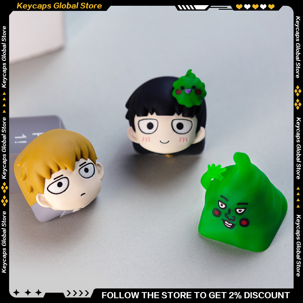 Pc Gaming X3D - Anime Keycaps Mob Psycho 100 3D