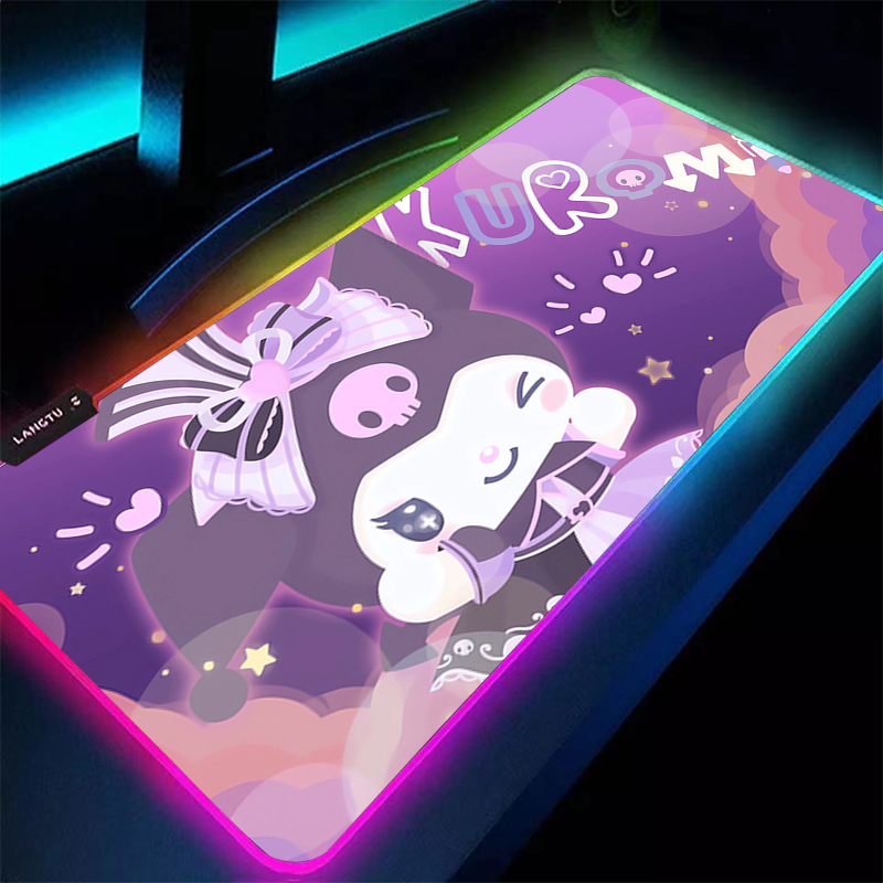 Pc Gaming Kuromi - RGB Large Gaming Mouse Pad Kuromi