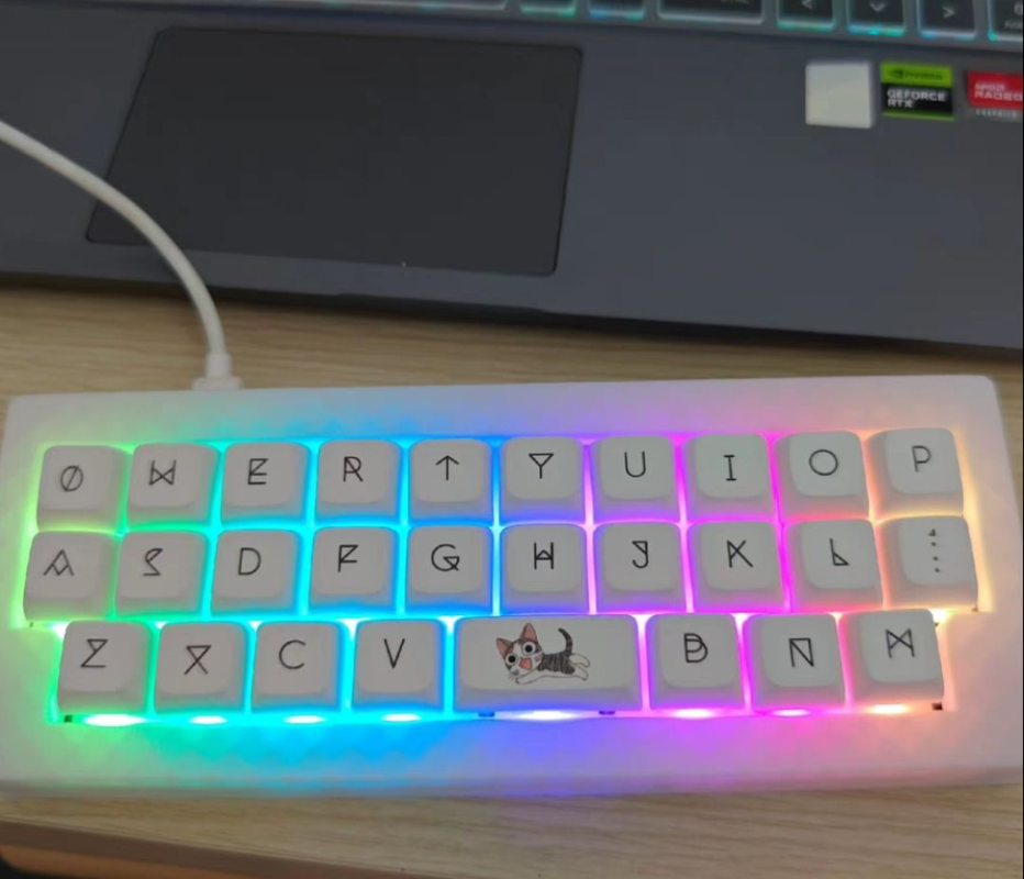 Pc Gaming X3D - MiFuny Alpha28 Mini Keyboard Kit Single