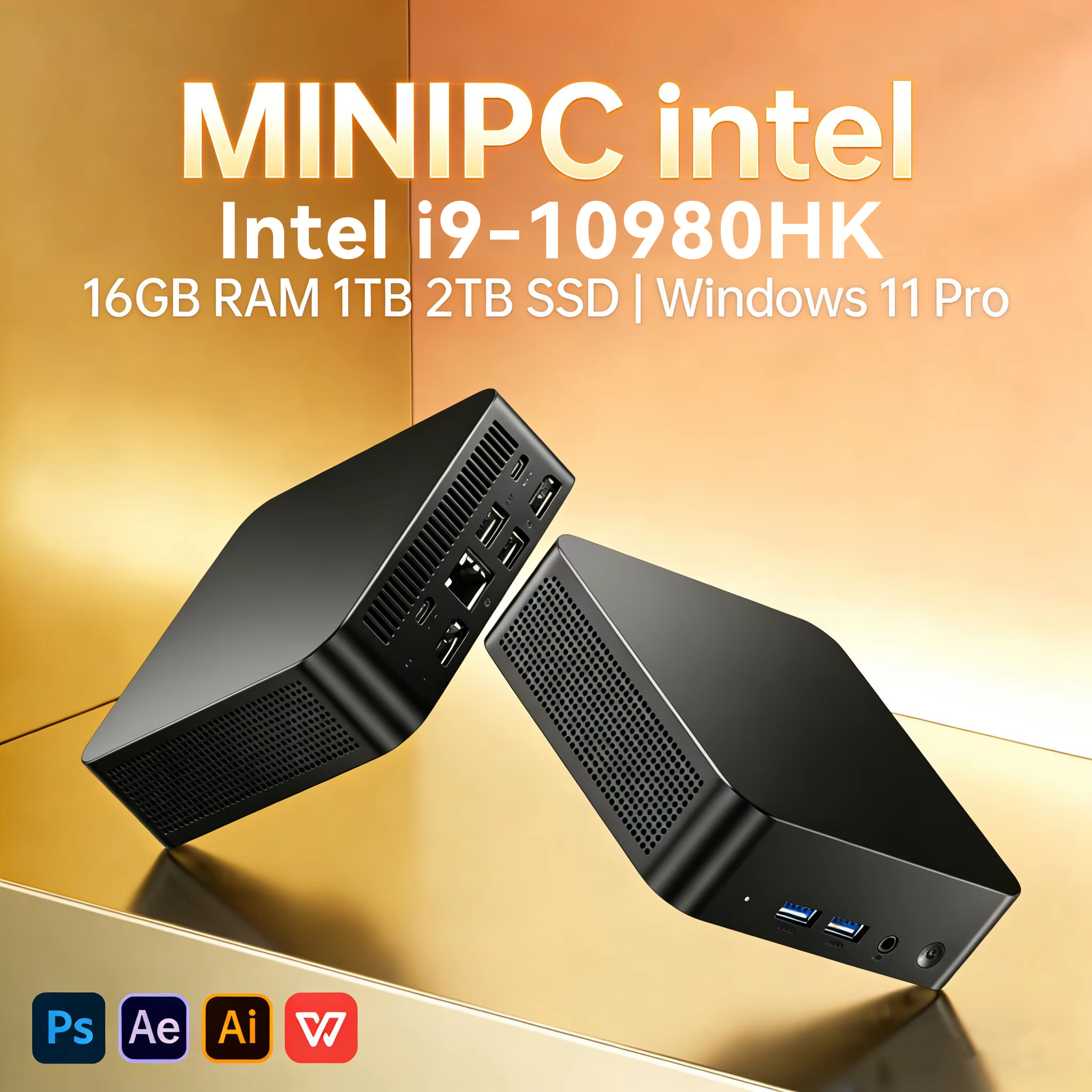 Mini PC 2026 New Intel i9-1098 - Pc Gaming Compact บทวิจารณ์และราคา