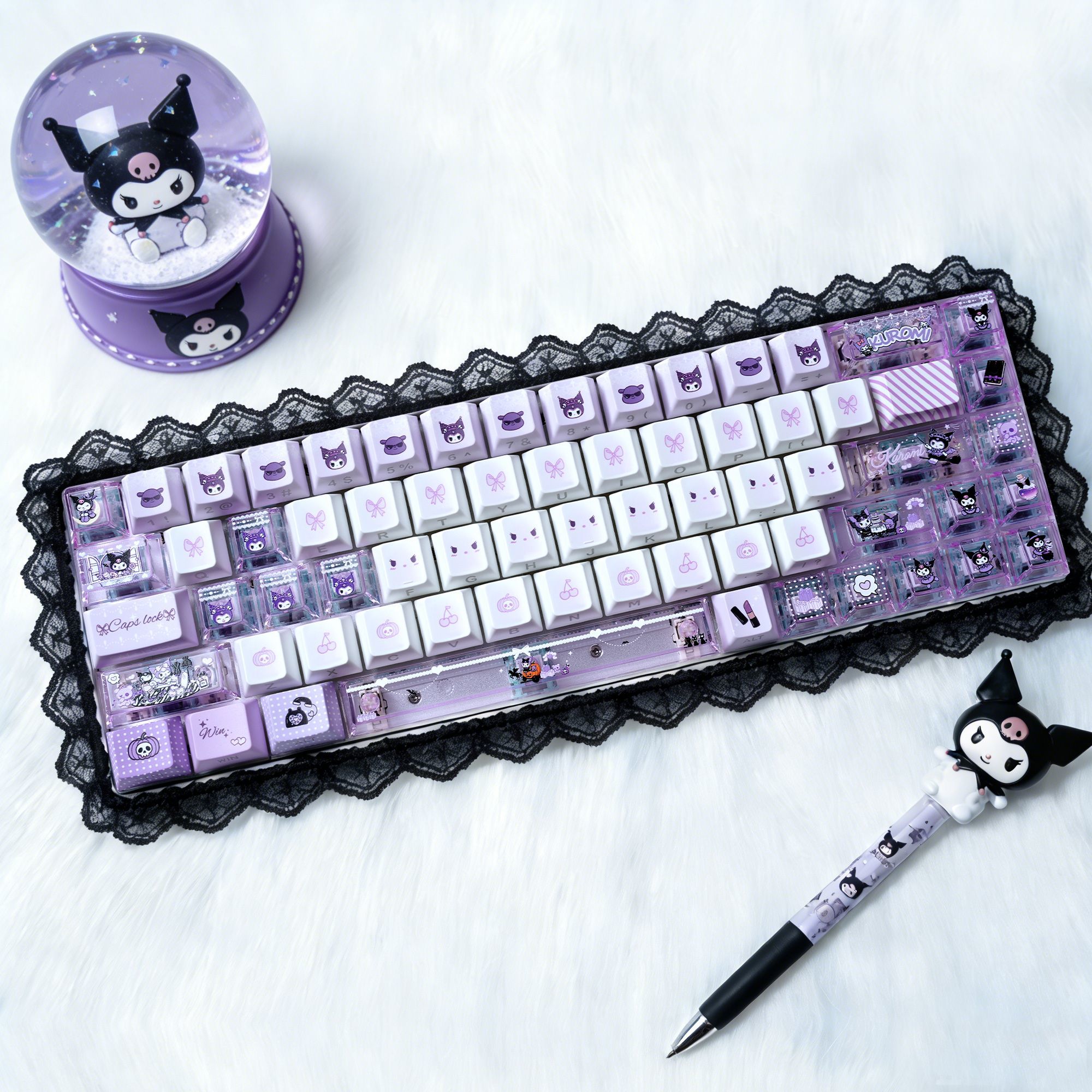 Anime Sanrio Kuromi Keycaps PB - Pc Gaming Kuromi บทวิจารณ์และราคา