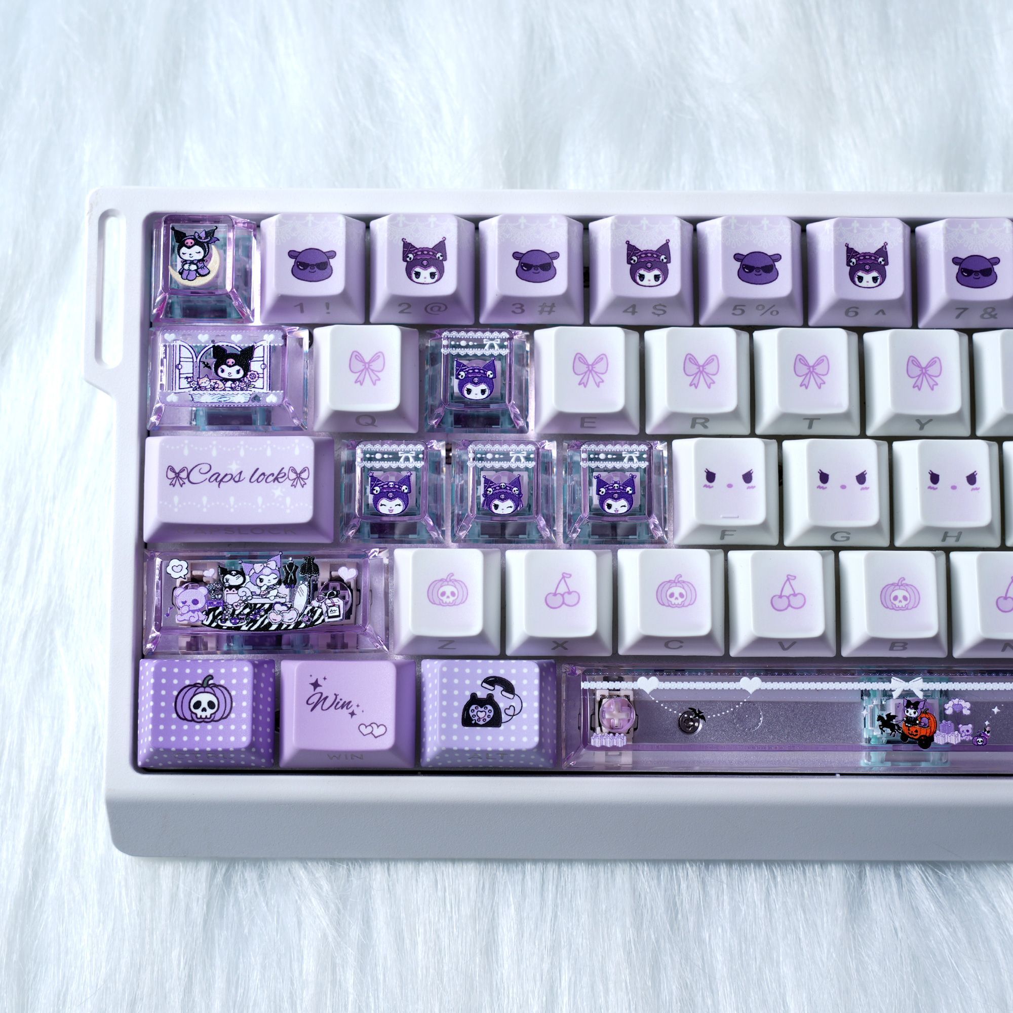 Anime Sanrio Kuromi Keycaps PB - Pc Gaming Kuromi บทวิจารณ์และราคา