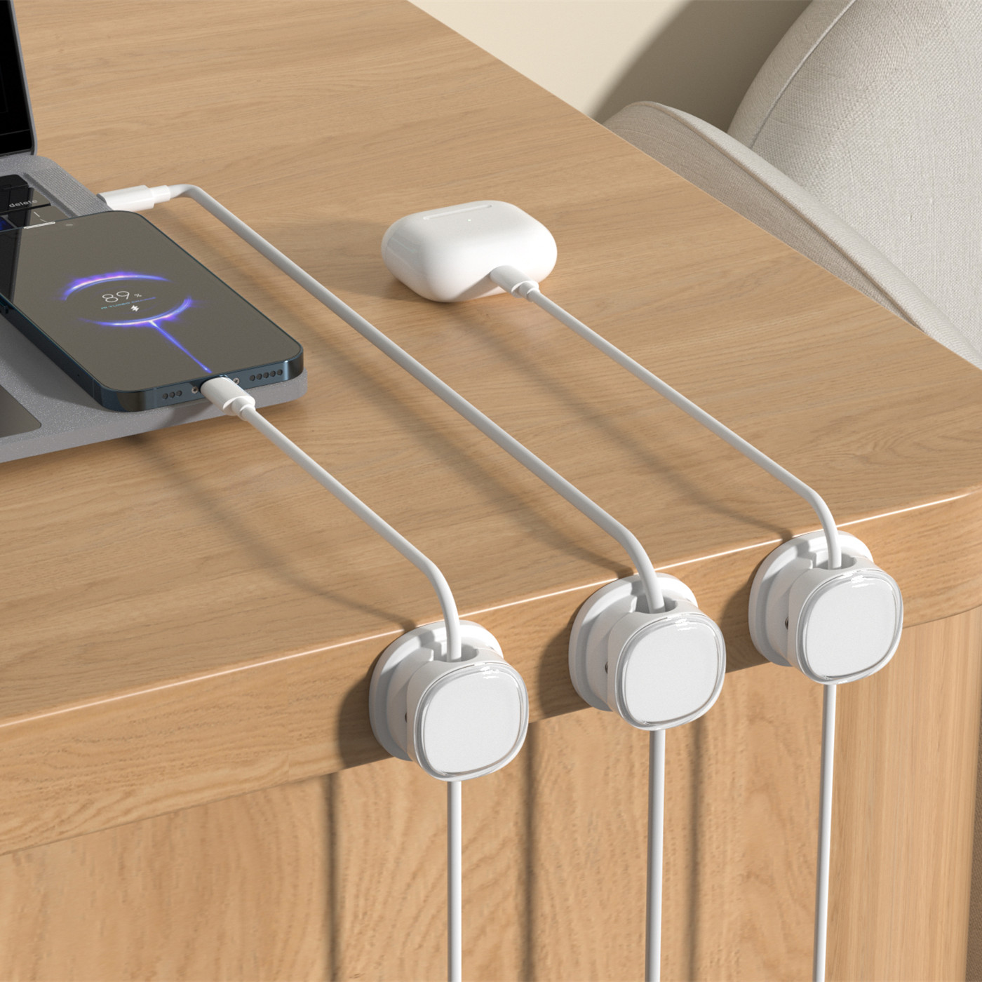 3/6/8/12PCS Magnetic Cable Cli - Cable Management Sleeve บทวิจารณ์และราคา