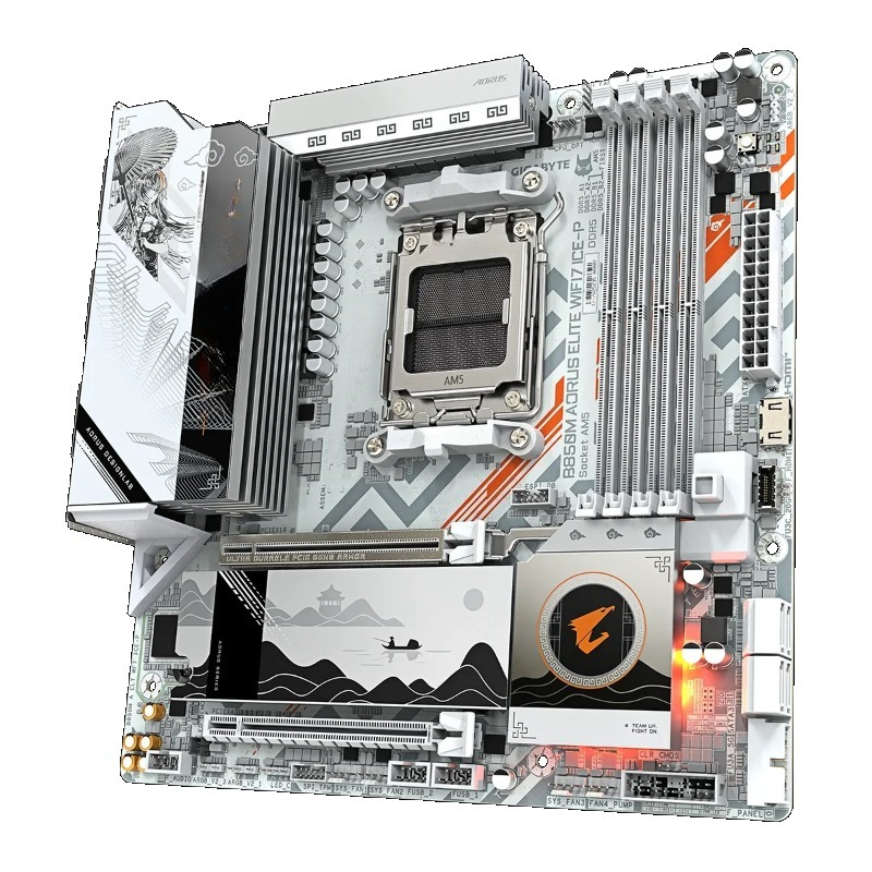 B850M AORUS ELITE WIFI7 ICE-P  - Pc Gaming X3D บทวิจารณ์และราคา