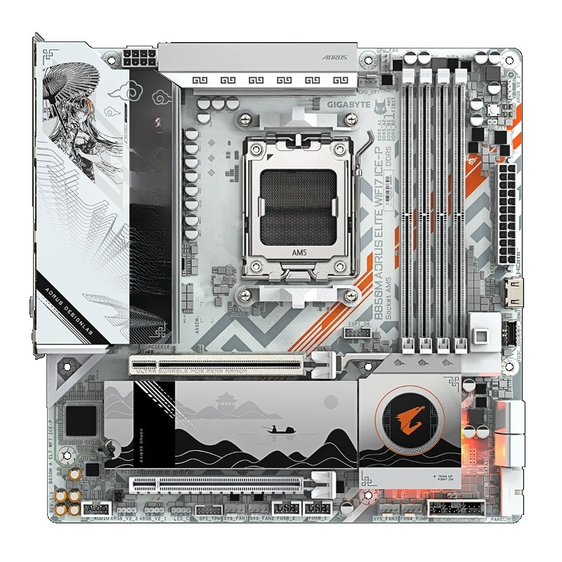B850M AORUS ELITE WIFI7 ICE-P  - Pc Gaming X3D บทวิจารณ์และราคา