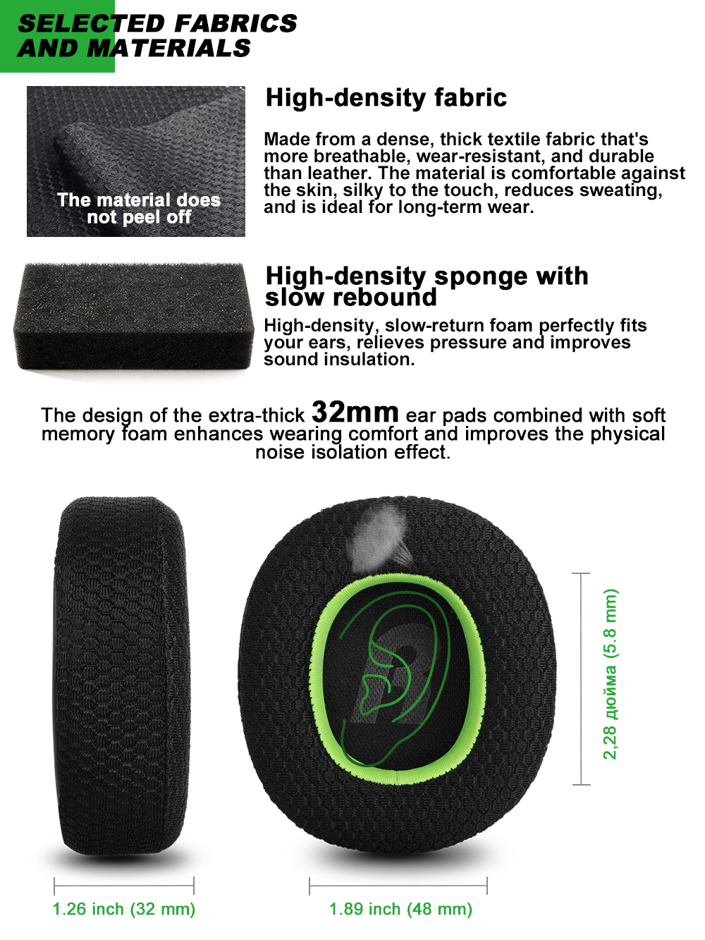 Earphone pads For Microsoft Xb - Pc Gaming Xbox บทวิจารณ์และราคา