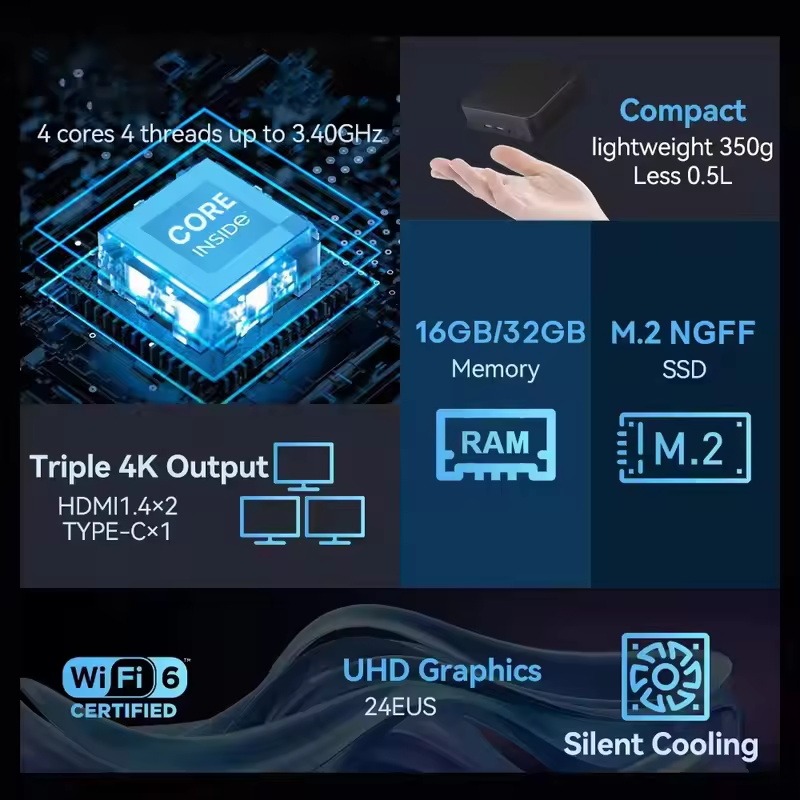 High End I9-8950HK Mini PC Fas - Pc Gaming High End บทวิจารณ์และราคา