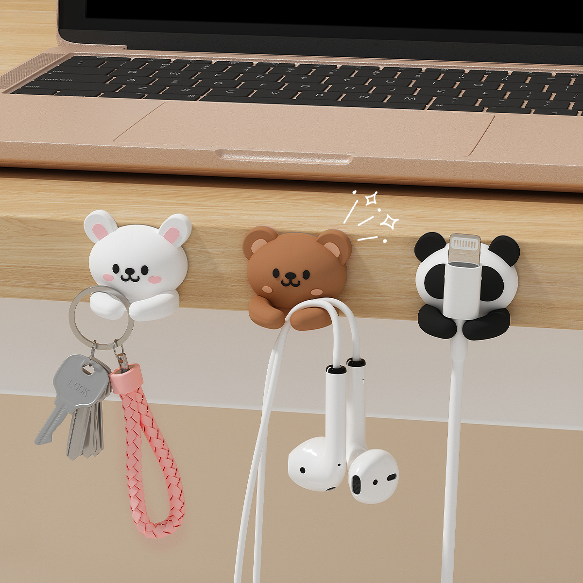 2/3pcs Cute Cartoon Desktop Ca - Cable Management Sleeve บทวิจารณ์และราคา