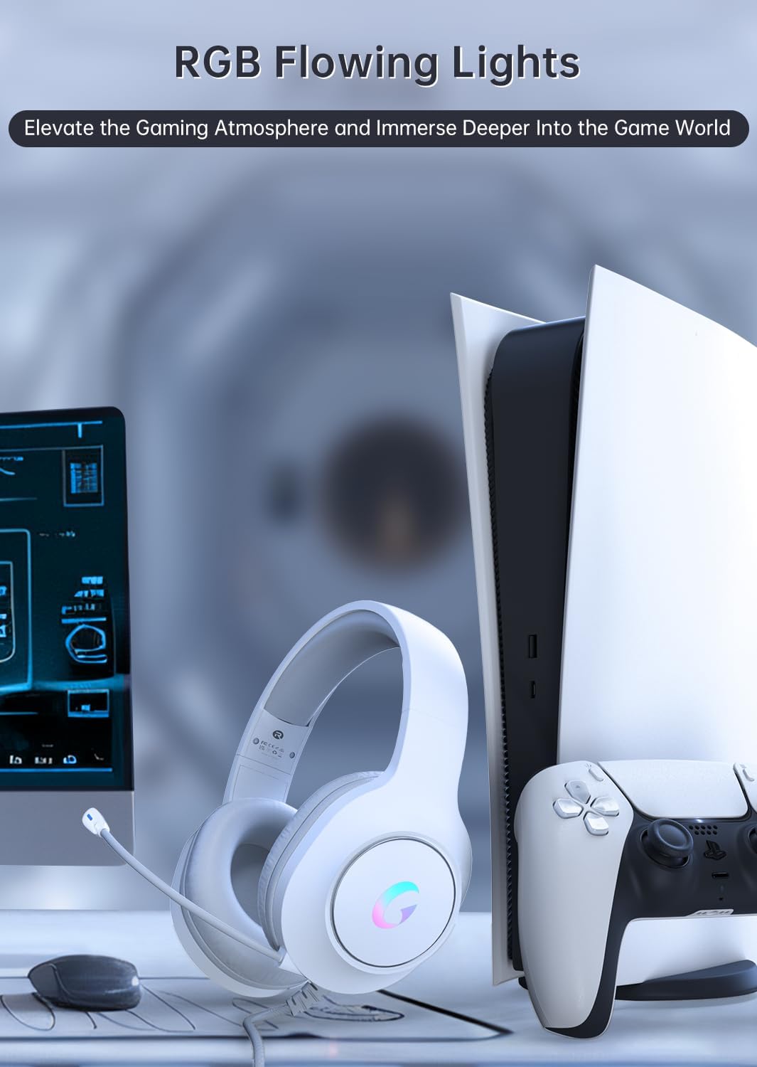 Gaming Headset With 7.1 Surrou - Pc Gaming Xbox บทวิจารณ์และราคา