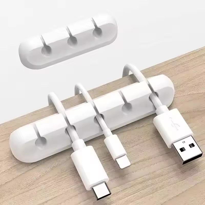 Silicone USB Cable Clip Winder - Cable Management Sleeve บทวิจารณ์และราคา