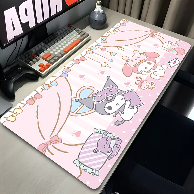 Keyboard Pad Cute Bowknot Mous - Pc Gaming Kuromi บทวิจารณ์และราคา