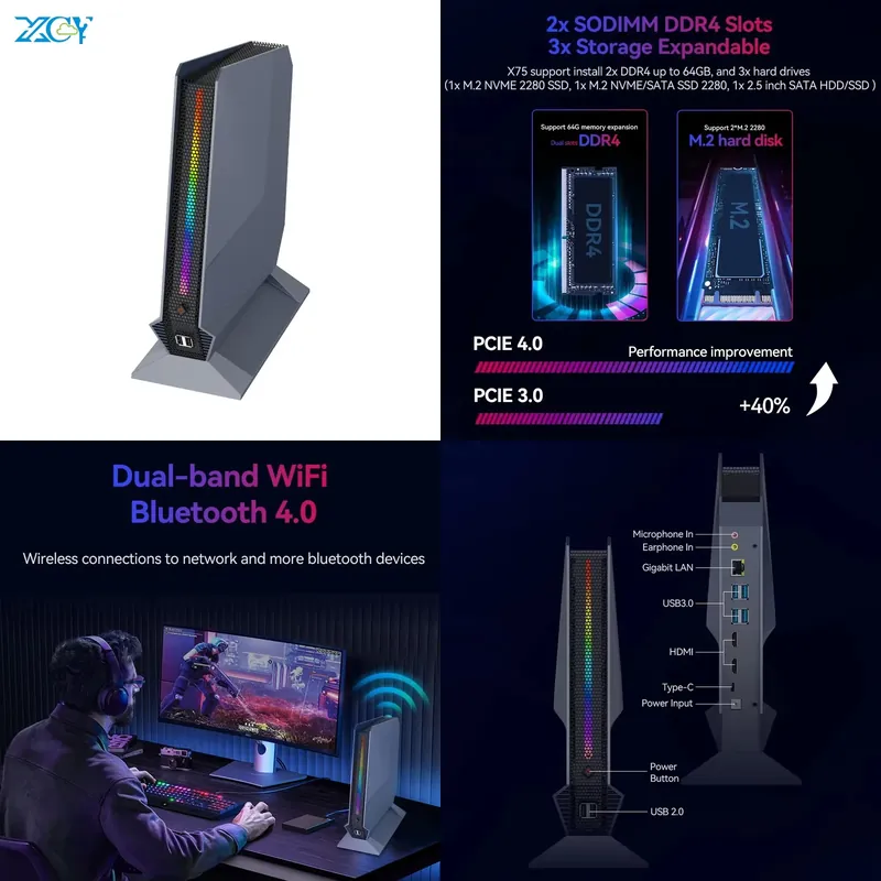 【CHIMU HOME】 Gaming Mini PC Co - Pc Gaming Rtx 4060 บทวิจารณ์และราคา