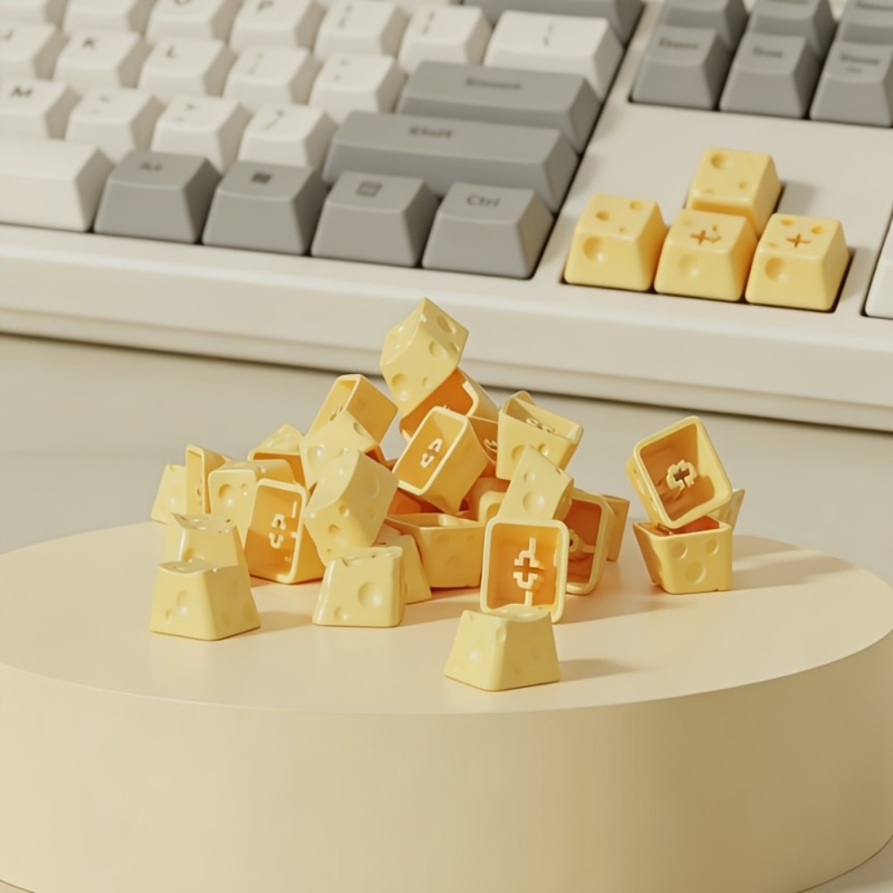 3D Printed Cheese Keycap Cute  - Pc Gaming X3D บทวิจารณ์และราคา