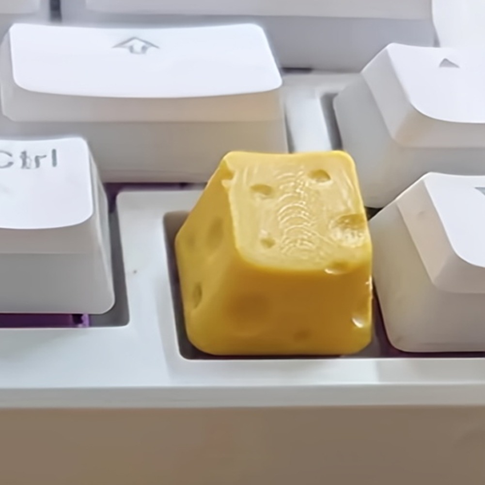 3D Printed Cheese Keycap Cute  - Pc Gaming X3D บทวิจารณ์และราคา