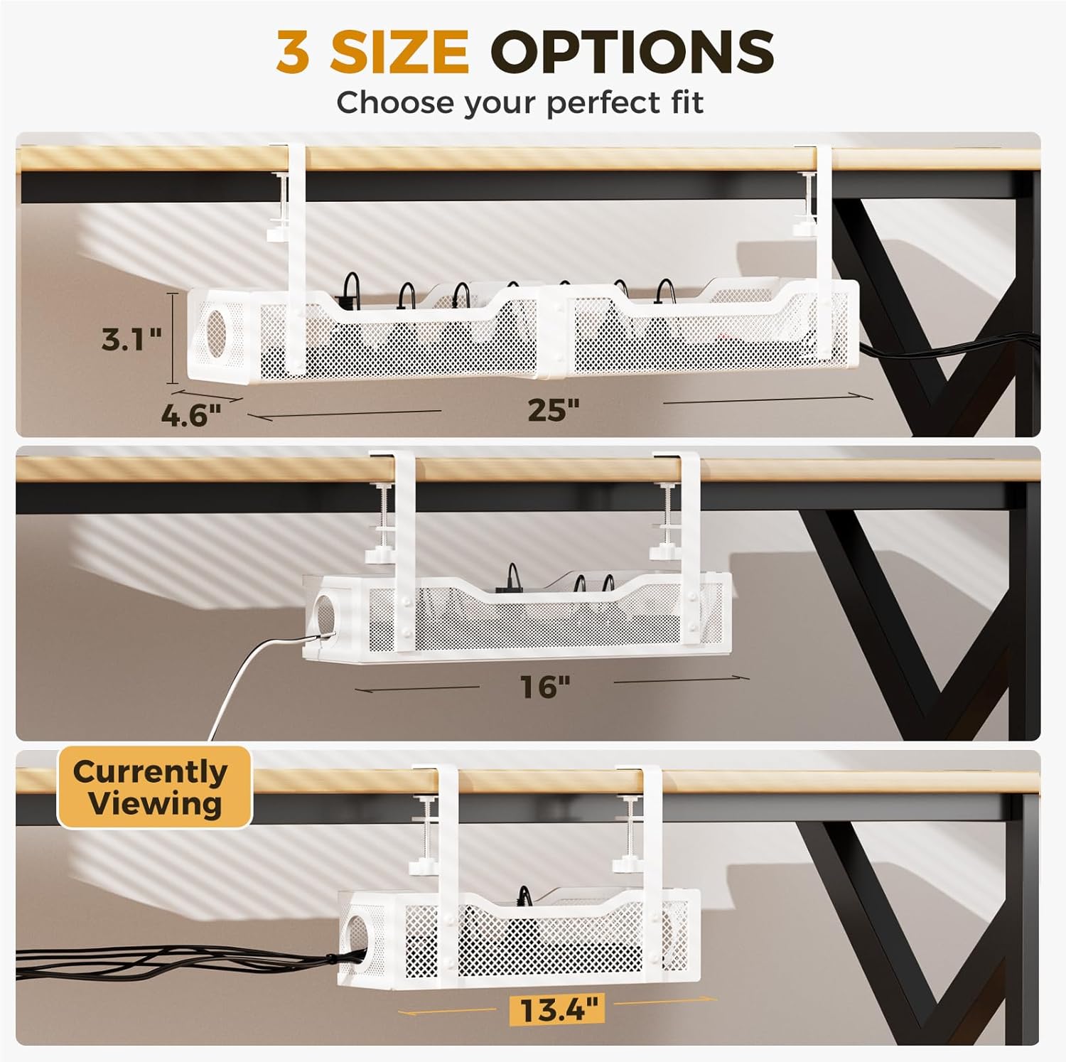 Under Desk Cable Management Tr - Cable Management Sleeve บทวิจารณ์และราคา
