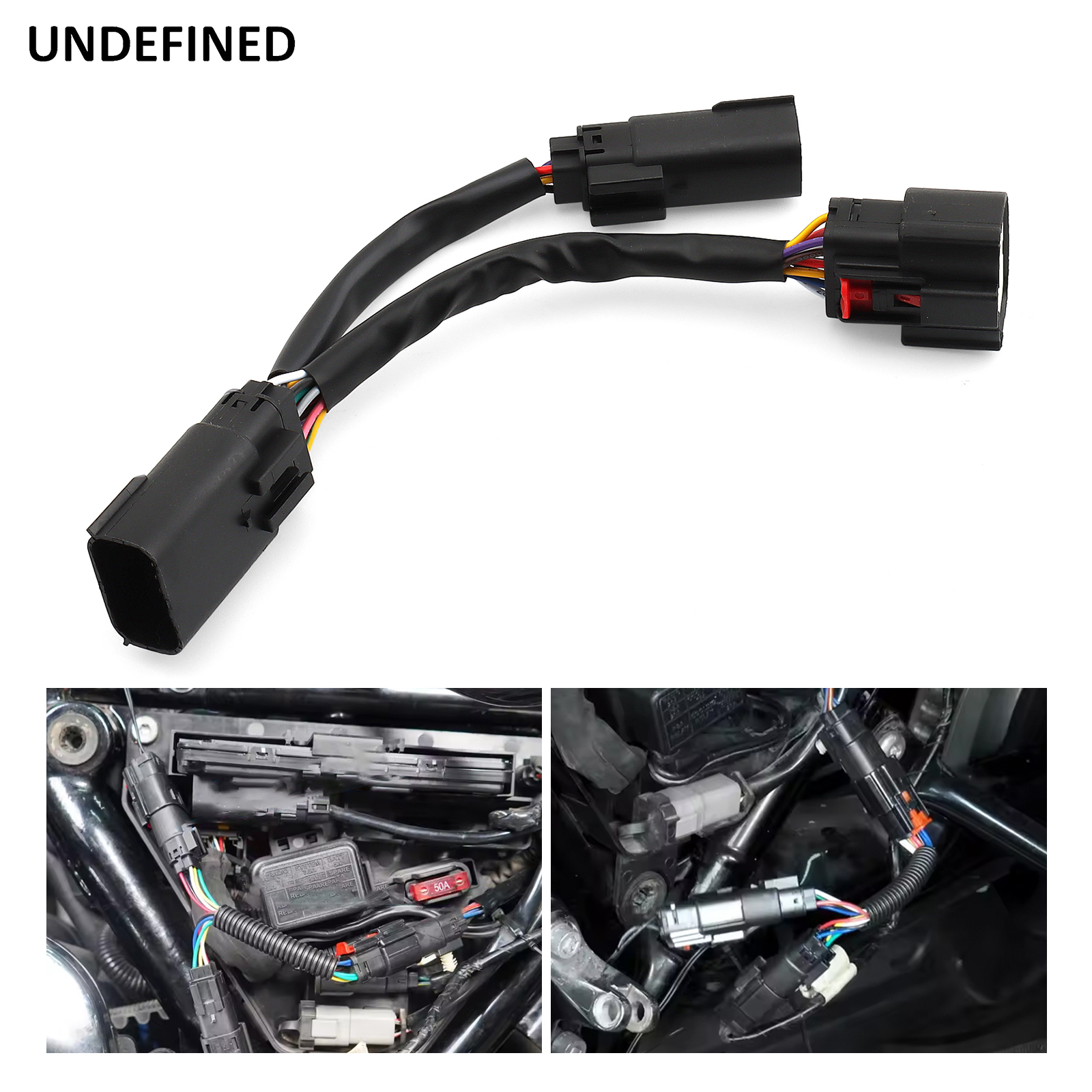 Black Trunk Wiring Harness Ext - Cable Management Sleeve บทวิจารณ์และราคา