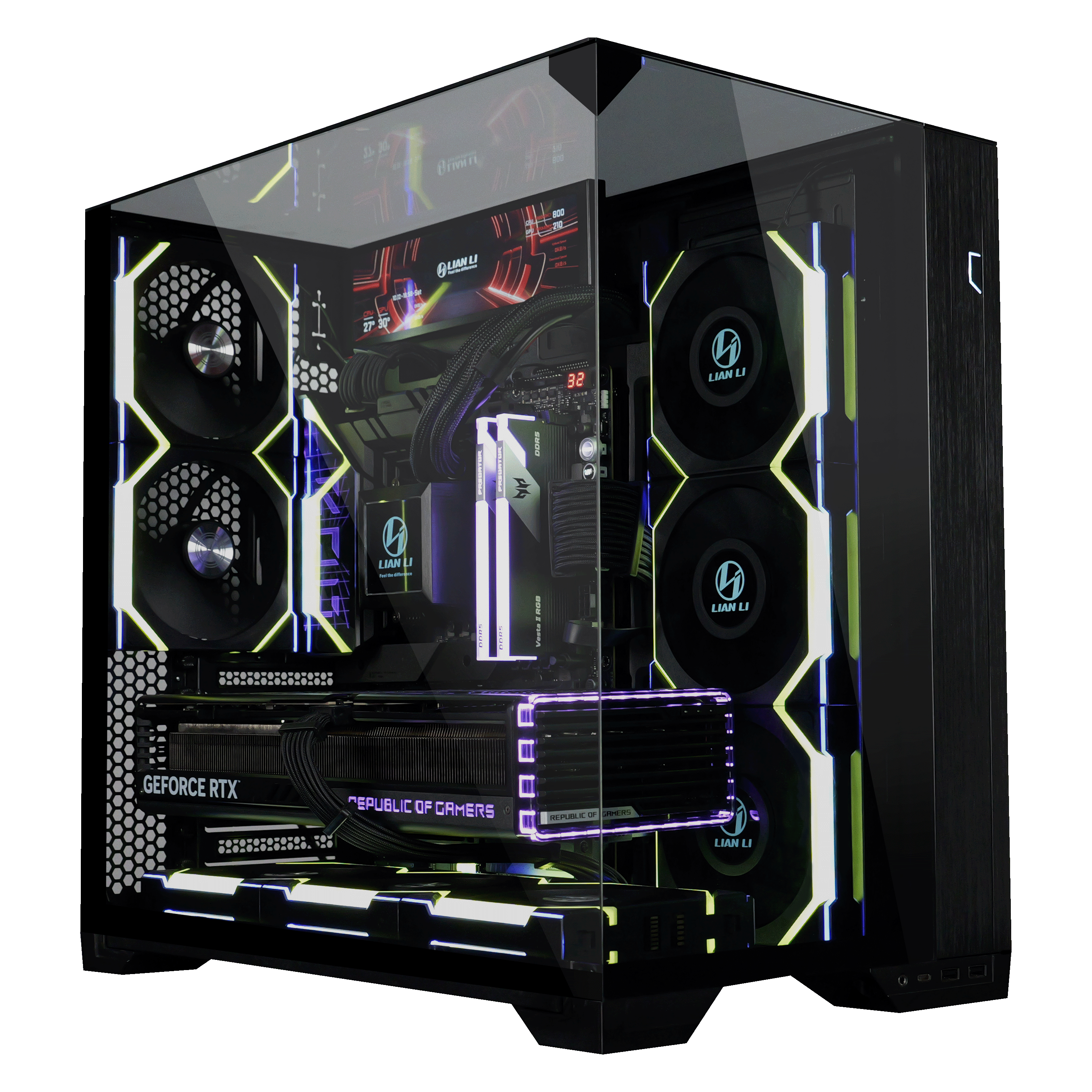 2025 New Original LIANLI O11 V - Pc Gaming Compact บทวิจารณ์และราคา
