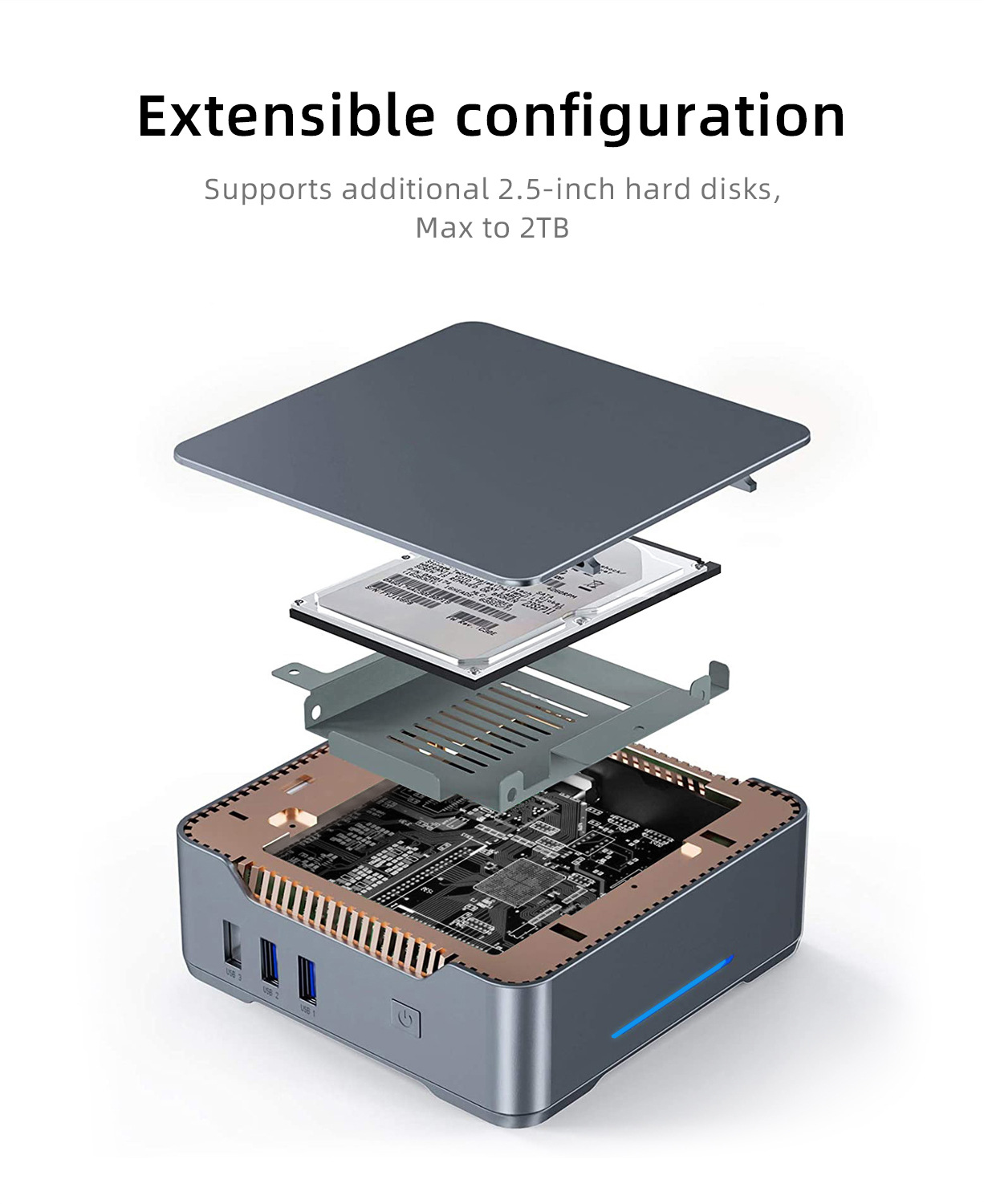GK3V Pro mini pc Intel N5105 R - Pc Gaming Compact บทวิจารณ์และราคา