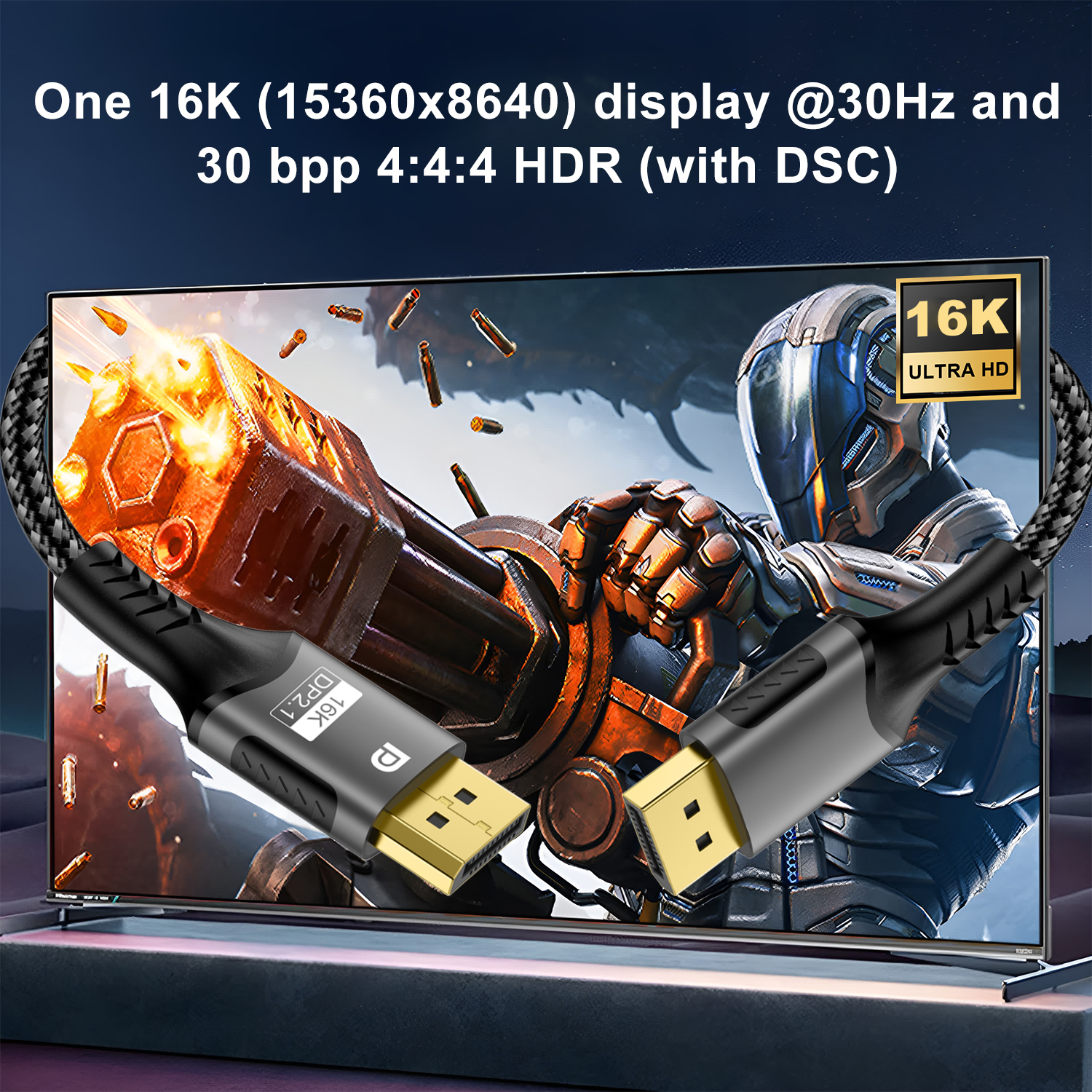 16K DP 2.1 8K@120Hz 4K@240Hz 8 - Pc Gaming Compact บทวิจารณ์และราคา