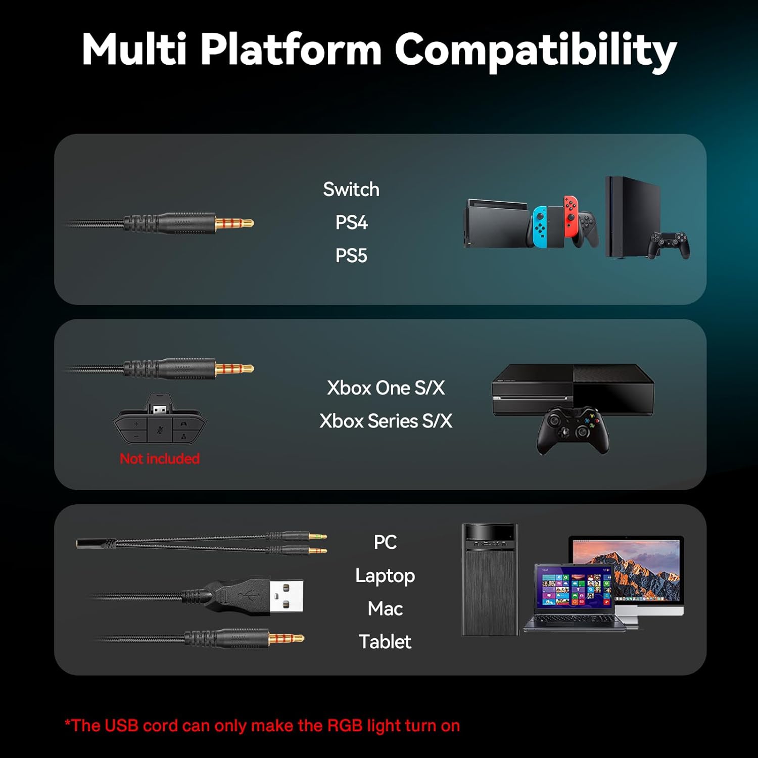 Gaming Headset With Microphone - Pc Gaming Xbox บทวิจารณ์และราคา