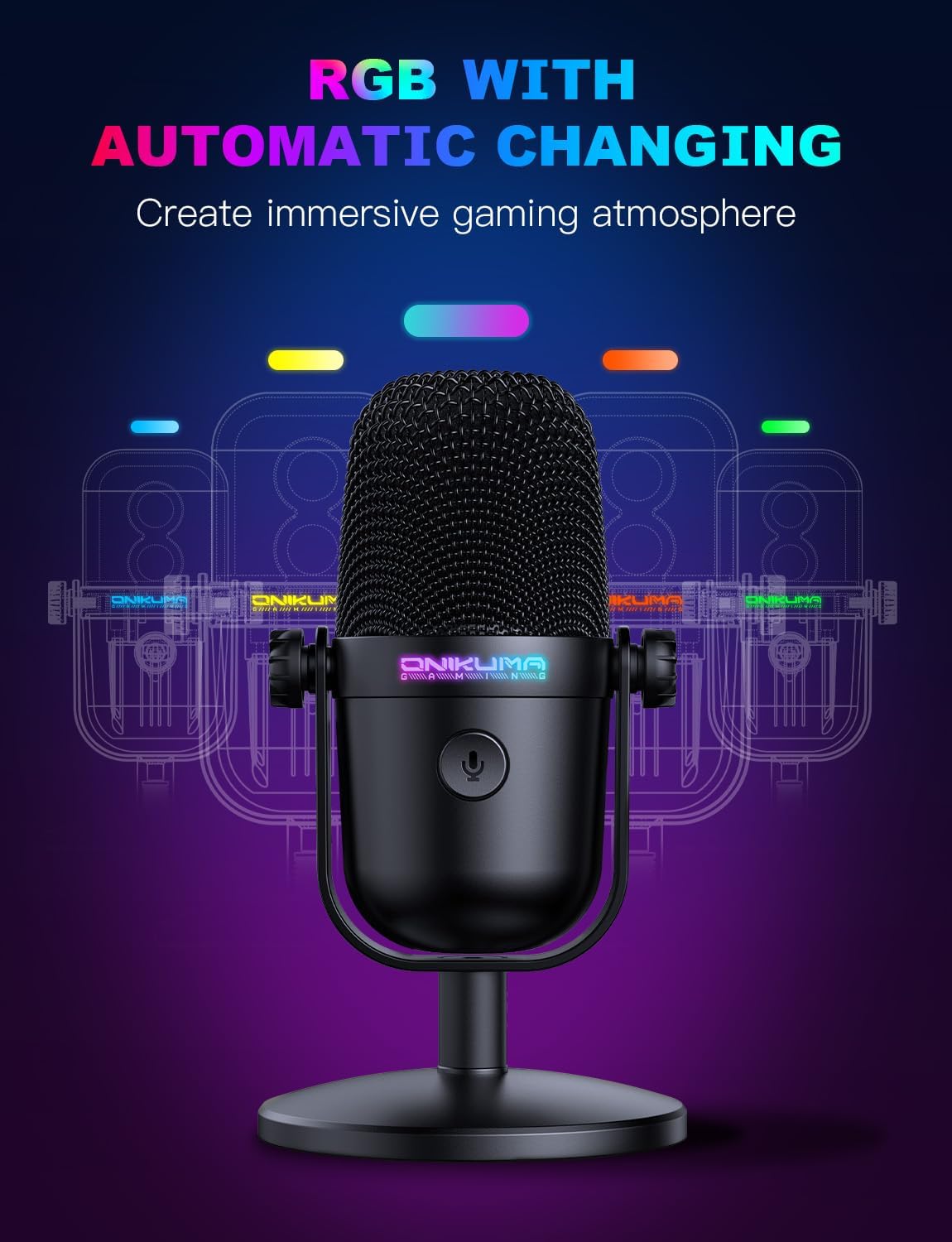 USB Gaming Microphone With Noi - Pc Gaming Compact บทวิจารณ์และราคา