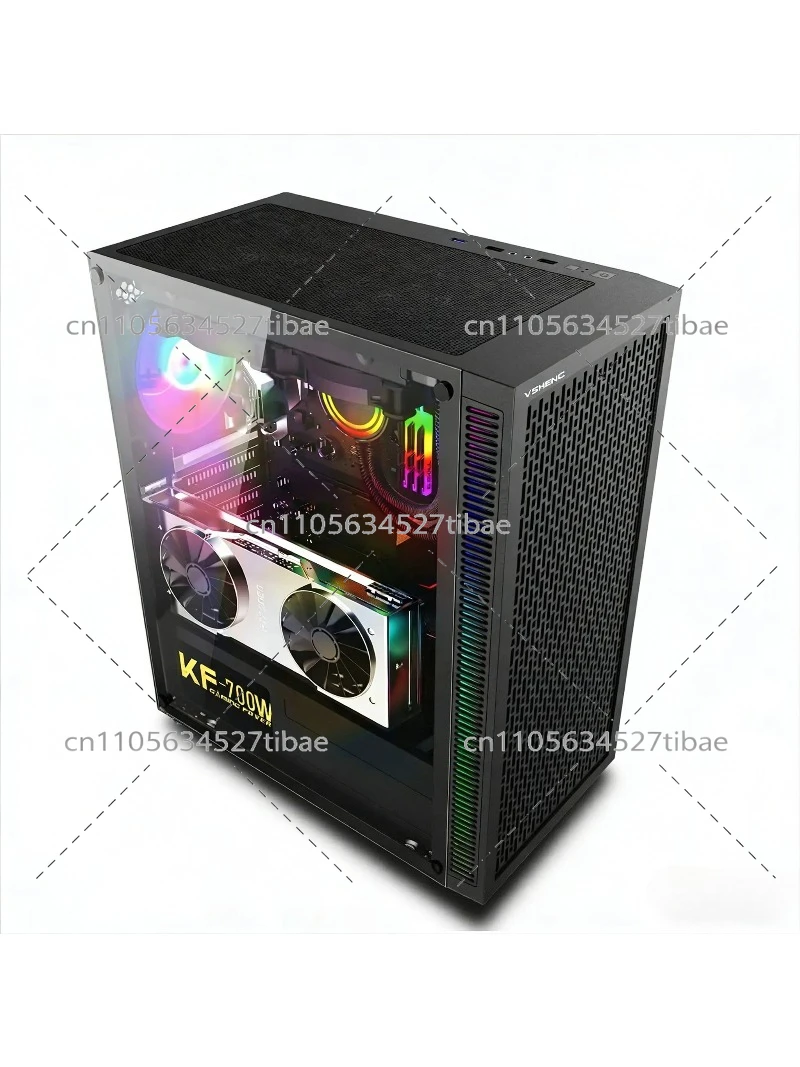 Black E-ATX Computer Case with - Pc Gaming High End บทวิจารณ์และราคา