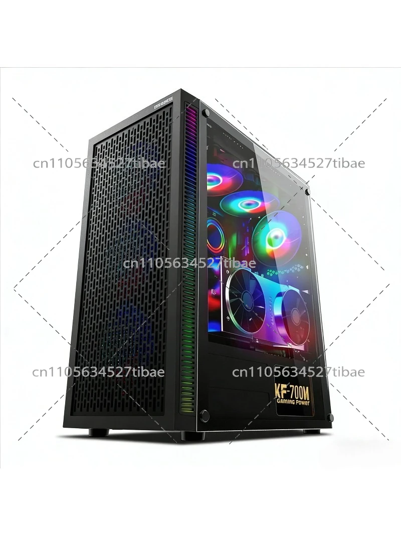 Black E-ATX Computer Case with - Pc Gaming High End บทวิจารณ์และราคา